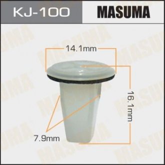 Кліпса (пластикова кріпильна деталь).. MASUMA KJ-100