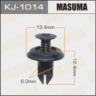 Клипса (пластиковая крепежная деталь) MASUMA KJ-1014 (фото 1)