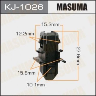 Кліпса (пластикова кріпильна деталь) MASUMA KJ-1026