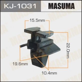 Кліпса (пластикова кріпильна деталь) MASUMA KJ-1031