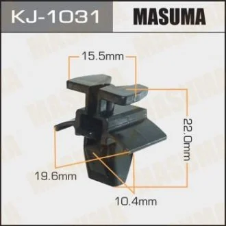 Кліпса (пластикова кріпильна деталь) MASUMA KJ-1031