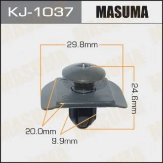 Кліпса (пластикова кріпильна деталь) MASUMA KJ-1037