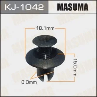 Клипса (пластиковая крепежная деталь) MASUMA KJ-1042
