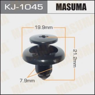 Кліпса (пластикова кріпильна деталь) MASUMA KJ-1045 (фото 1)
