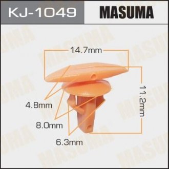 Клипса (пластиковая крепежная деталь) MASUMA KJ-1049 (фото 1)