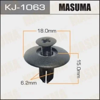 Кліпса (пластикова кріпильна деталь) MASUMA KJ-1063