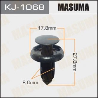 Клипса (пластиковая крепежная деталь) MASUMA KJ-1068 (фото 1)