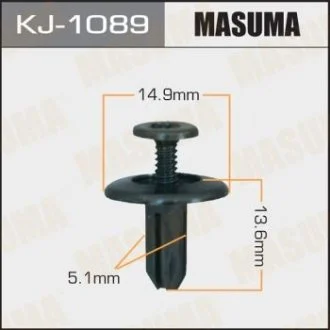 Кліпса (пластикова кріпильна деталь).. MASUMA KJ-1089