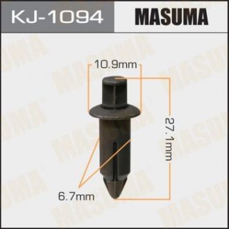 Клипса (пластиковая крепежная деталь) MASUMA KJ-1094