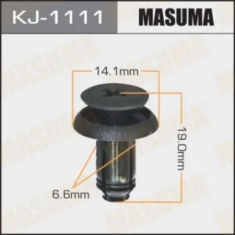 Кліпса (пластикова кріпильна деталь) MASUMA KJ-1111