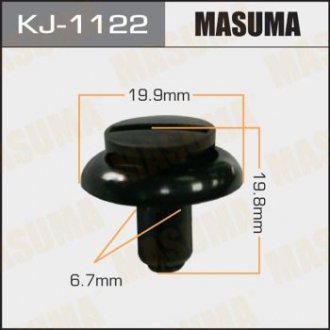 Кліпса (пластикова кріпильна деталь) MASUMA KJ-1122 (фото 1)