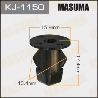 Кліпса (пластикова кріпильна деталь) MASUMA KJ-1150 (фото 1)