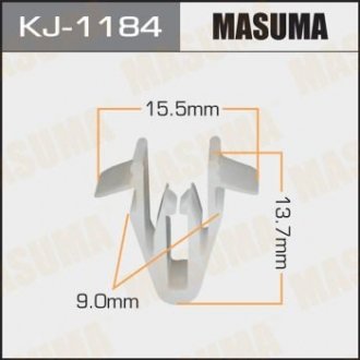 Клипса (пластиковая крепежная деталь) MASUMA KJ-1184 (фото 1)