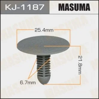 Кліпса (пластикова кріпильна деталь) MASUMA KJ-1187
