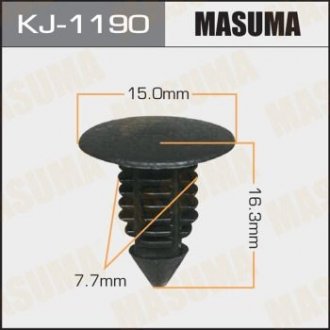Клипса (пластиковая крепежная деталь) MASUMA KJ-1190