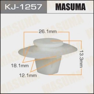 Кліпса (пластикова кріпильна деталь) MASUMA KJ-1257