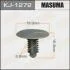 Кліпса (пластикова кріпильна деталь) MASUMA KJ-1272 (фото 1)