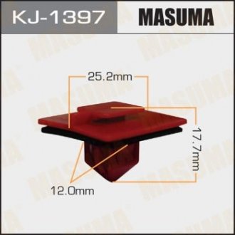 Клипса (пластиковая крепежная деталь) MASUMA KJ-1397