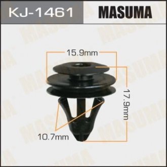 Клипса (пластиковая крепежная деталь) MASUMA KJ-1461 (фото 1)