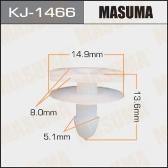 Клипса (пластиковая крепежная деталь) MASUMA KJ-1466 (фото 1)