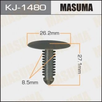 Клипса (пластиковая крепежная деталь) MASUMA KJ-1480