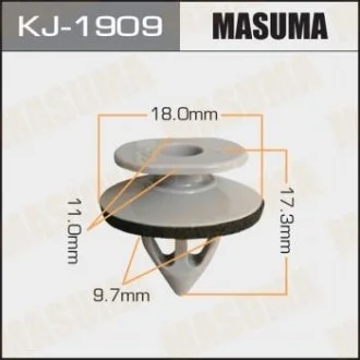 Кліпса (пластикова кріпильна деталь) MASUMA KJ-1909