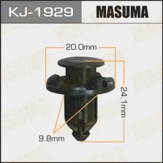 Кліпса (пластикова кріпильна деталь) MASUMA KJ-1929