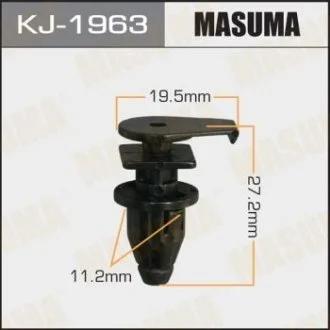 Клипса пластм крепежная MASUMA KJ1963