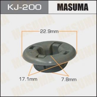 Кліпса (пластикова кріпильна деталь).. MASUMA KJ-200