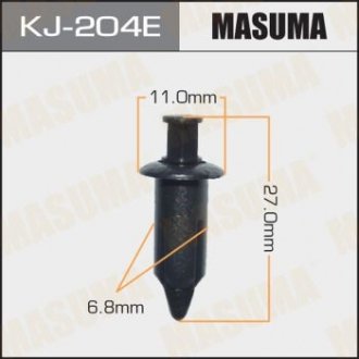 Клипса (пластиковая крепежная деталь). MASUMA KJ-204E (фото 1)