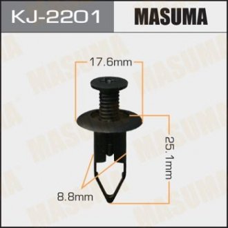 Кліпса (пластикова кріпильна деталь) MASUMA KJ-2201