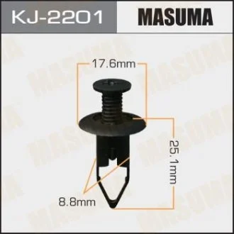 Клипса (пластиковая крепежная деталь) MASUMA KJ-2201