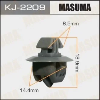 Клипса (пластиковая крепежная деталь) MASUMA KJ-2209 (фото 1)