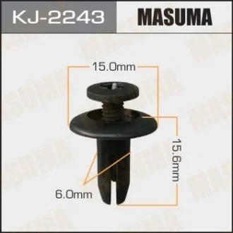 Кліпса (пластикова кріпильна деталь). MASUMA KJ-2243