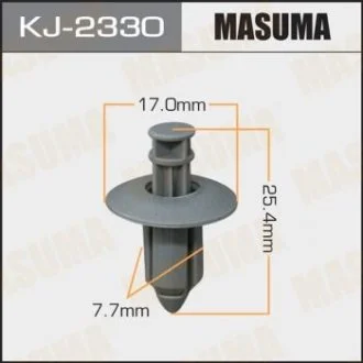 Кліпса (пластикова кріпильна деталь) MASUMA KJ-2330