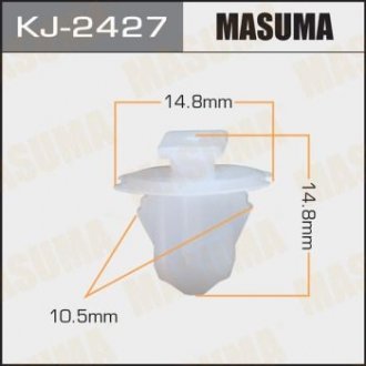 Кліпса (пластикова кріпильна деталь) MASUMA KJ-2427