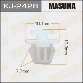 Клипса (пластиковая крепежная деталь) MASUMA KJ-2428