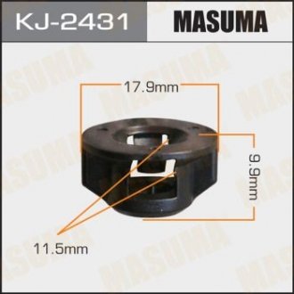 Кліпса (пластикова кріпильна деталь) MASUMA KJ-2431