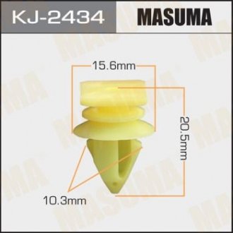 Кліпса (пластикова кріпильна деталь) MASUMA KJ-2434