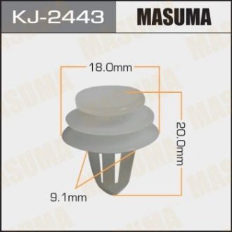 Клипса (кратно 50) MASUMA KJ-2443 (фото 1)