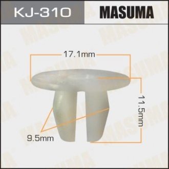 Кліпса (пластикова кріпильна деталь).. MASUMA KJ-310