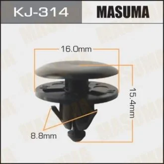 Кліпса (пластикова кріпильна деталь).. MASUMA KJ-314