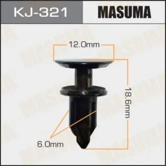 Клипса (пластиковая крепежная деталь).. MASUMA KJ-321