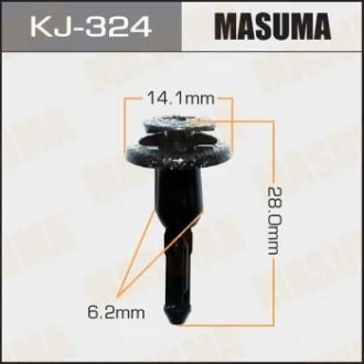 Кліпса (пластикова кріпильна деталь).. MASUMA KJ-324