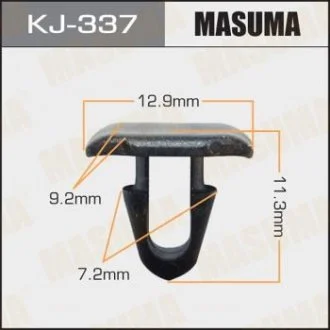 Кліпса (пластикова кріпильна деталь).. MASUMA KJ-337