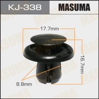 Кліпса (пластикова кріпильна деталь).. MASUMA KJ-338
