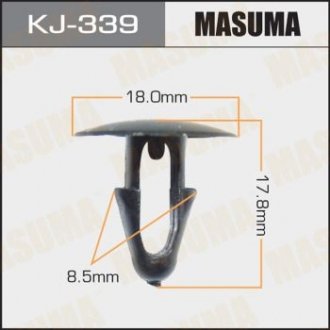 Кліпса (пластикова кріпильна деталь).. MASUMA KJ-339