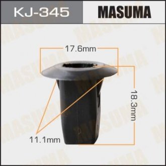 Кліпса (пластикова кріпильна деталь).. MASUMA KJ-345