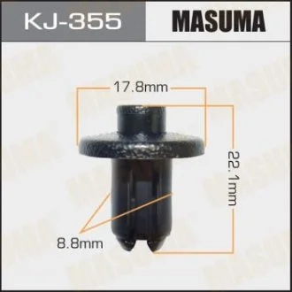 Кліпса (пластикова кріпильна деталь).. MASUMA KJ-355