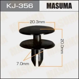 Кліпса (пластикова кріпильна деталь).. MASUMA KJ-356